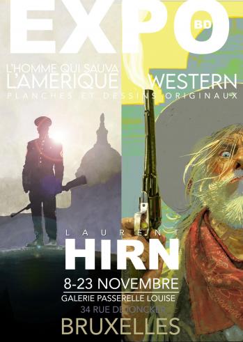 Affiche expo laurent hirn