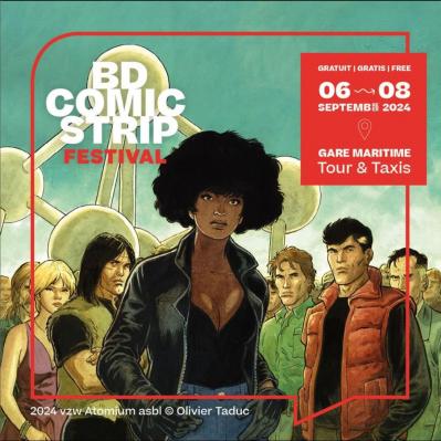 Bd comic strip festival 2024 affiche olivier taduc