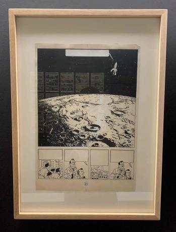 Herge on a marche sur la lune