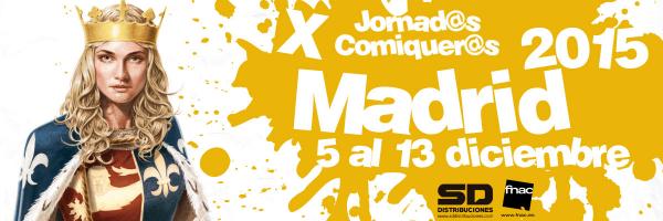 Jornadas comiqueras madrid 2015 banniere