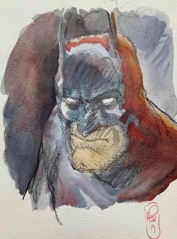 Portrait batman a4 couleur 2