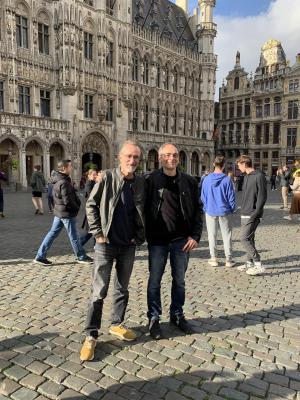 Ruben et juan a la grand place de bxl